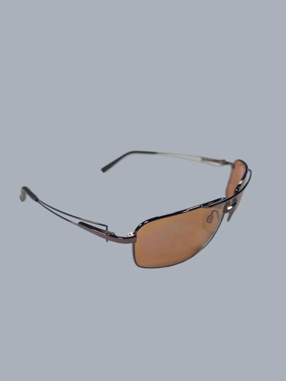 Vintage Serengeti Dante 7114 Sunglasses Shiny Espresso Wire-Flex Drivers Lens